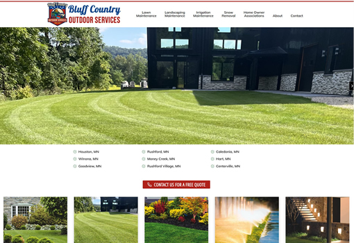 Bluff Country Outdoors - Commercial Lawn Mowing and Snow Removal in SE Minnesota