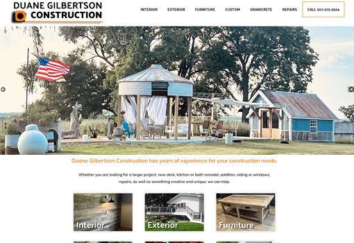 Duane Gilbertson Construction Fountain MN